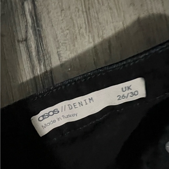 ASOS Black Straight Leg Jeans - Picture 2 of 2
